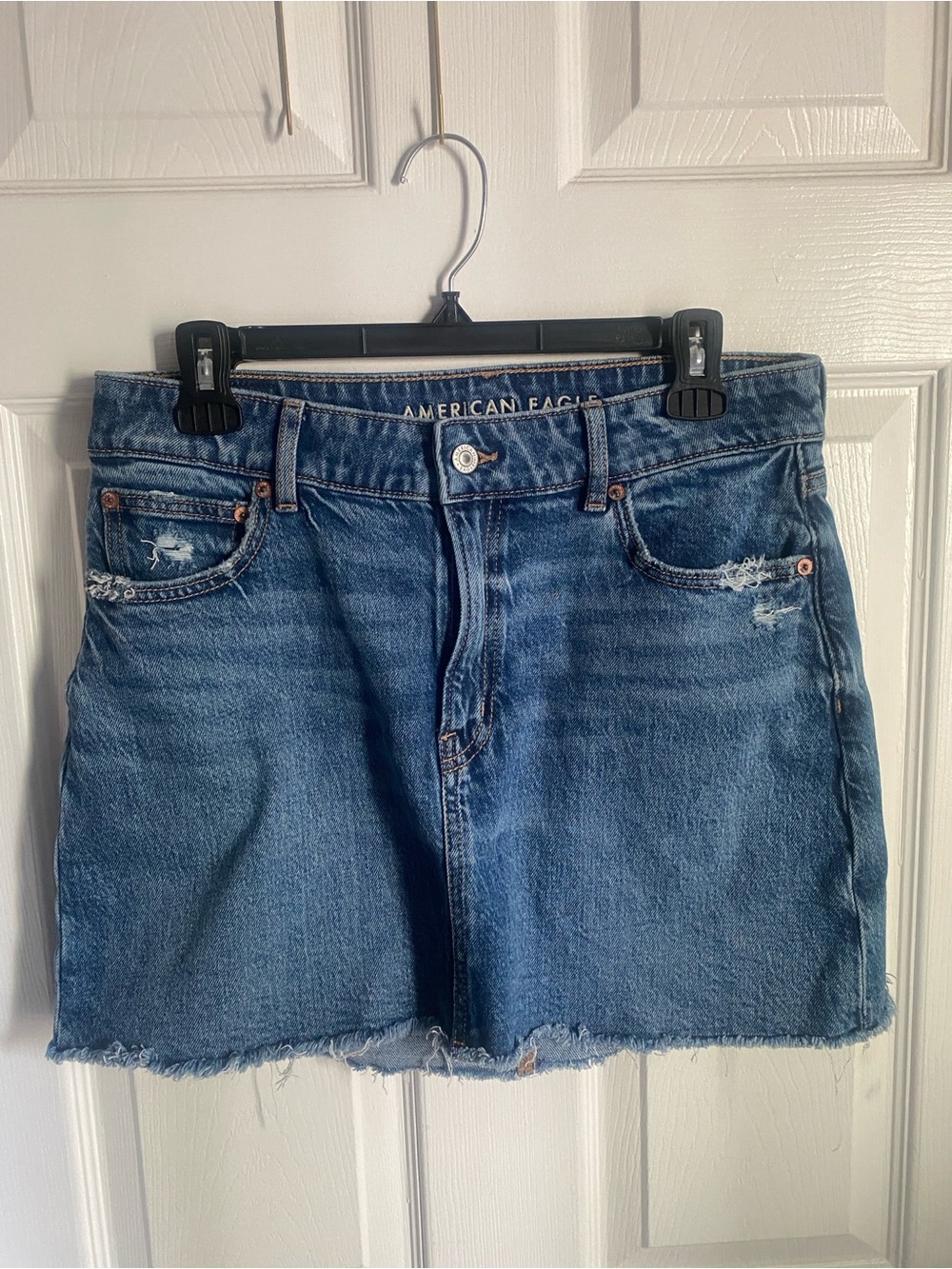 American Eagle The Perfect Mini Denim Skirt Size 8